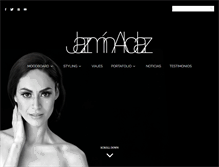Tablet Screenshot of jazminaldaz.com